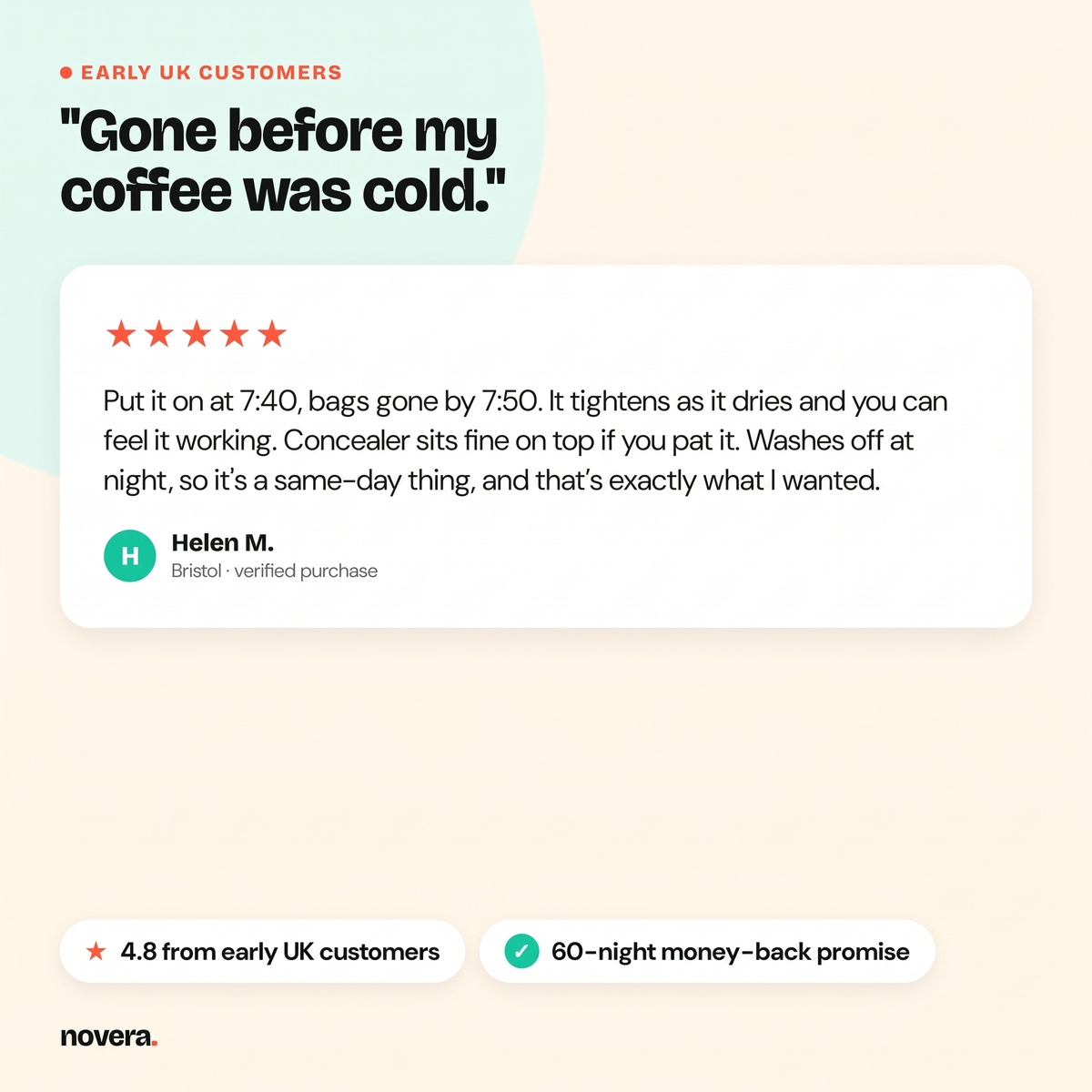 Customer review, Helen M., Bristol
